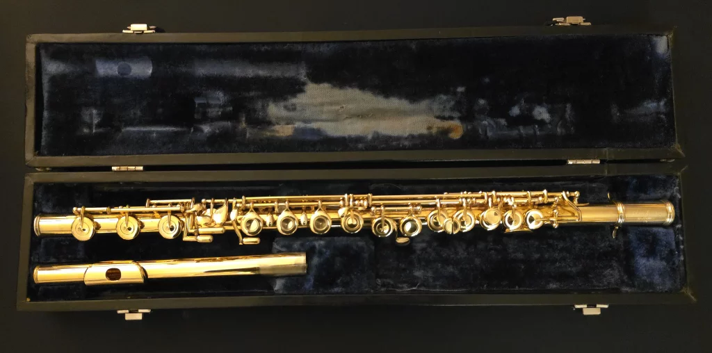 Silver Jack Moore Murray flute gold plated